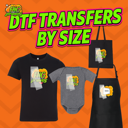 DTF Transfers By Size